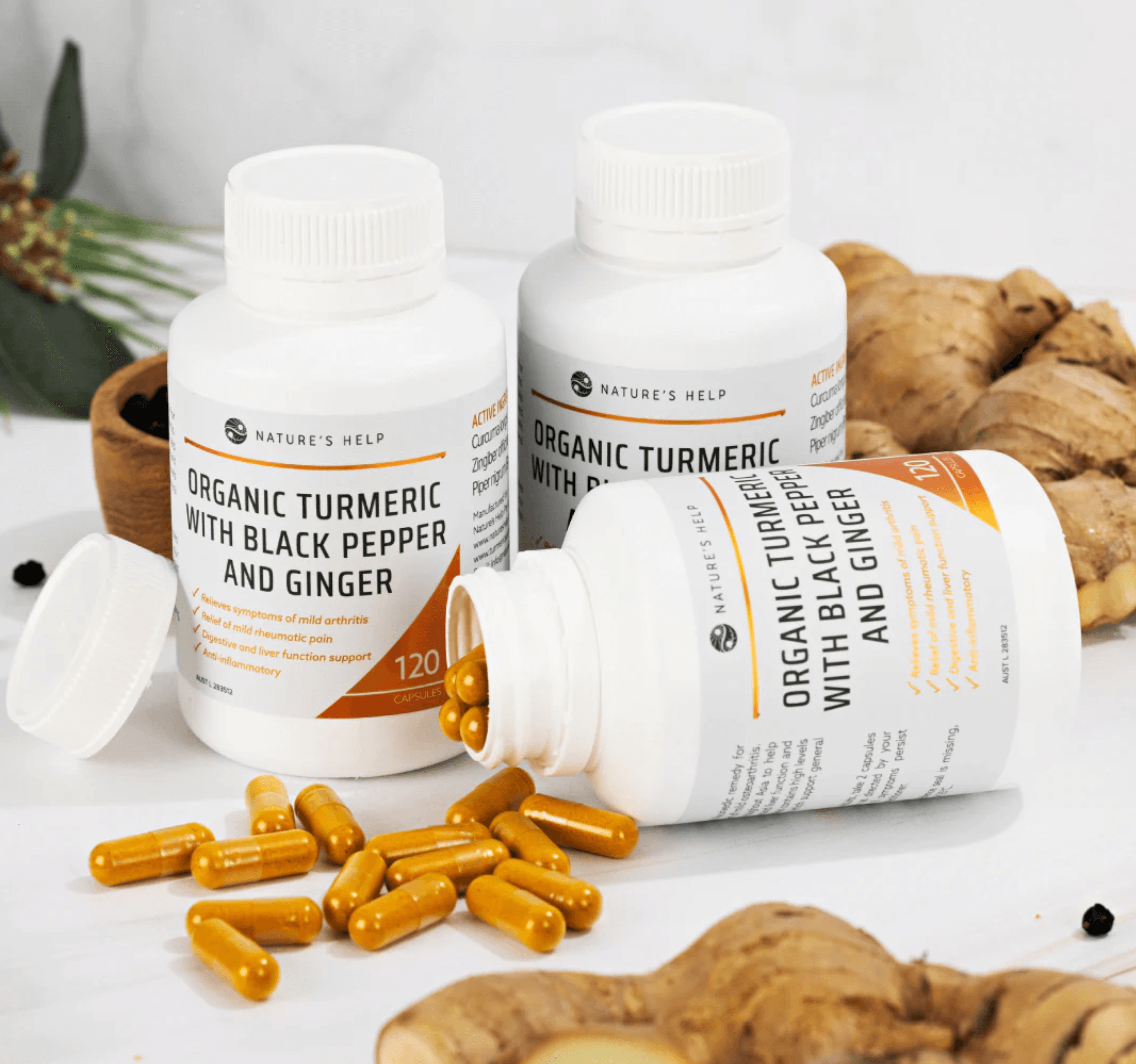 Product Review Nature’s Help Organic Turmeric Black Pepper and Ginger