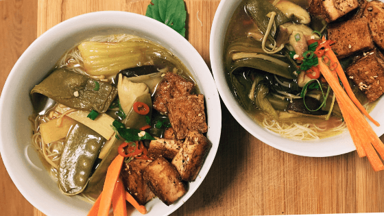 Asian Broth Soup (Vegetarian) Recipe